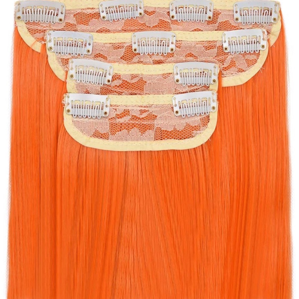 Orange clip extensions.